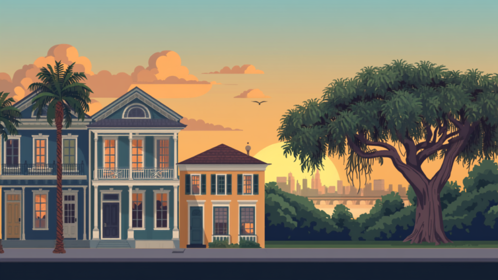 New Orleans DSCR loans illustration of local rental properties and investor financing