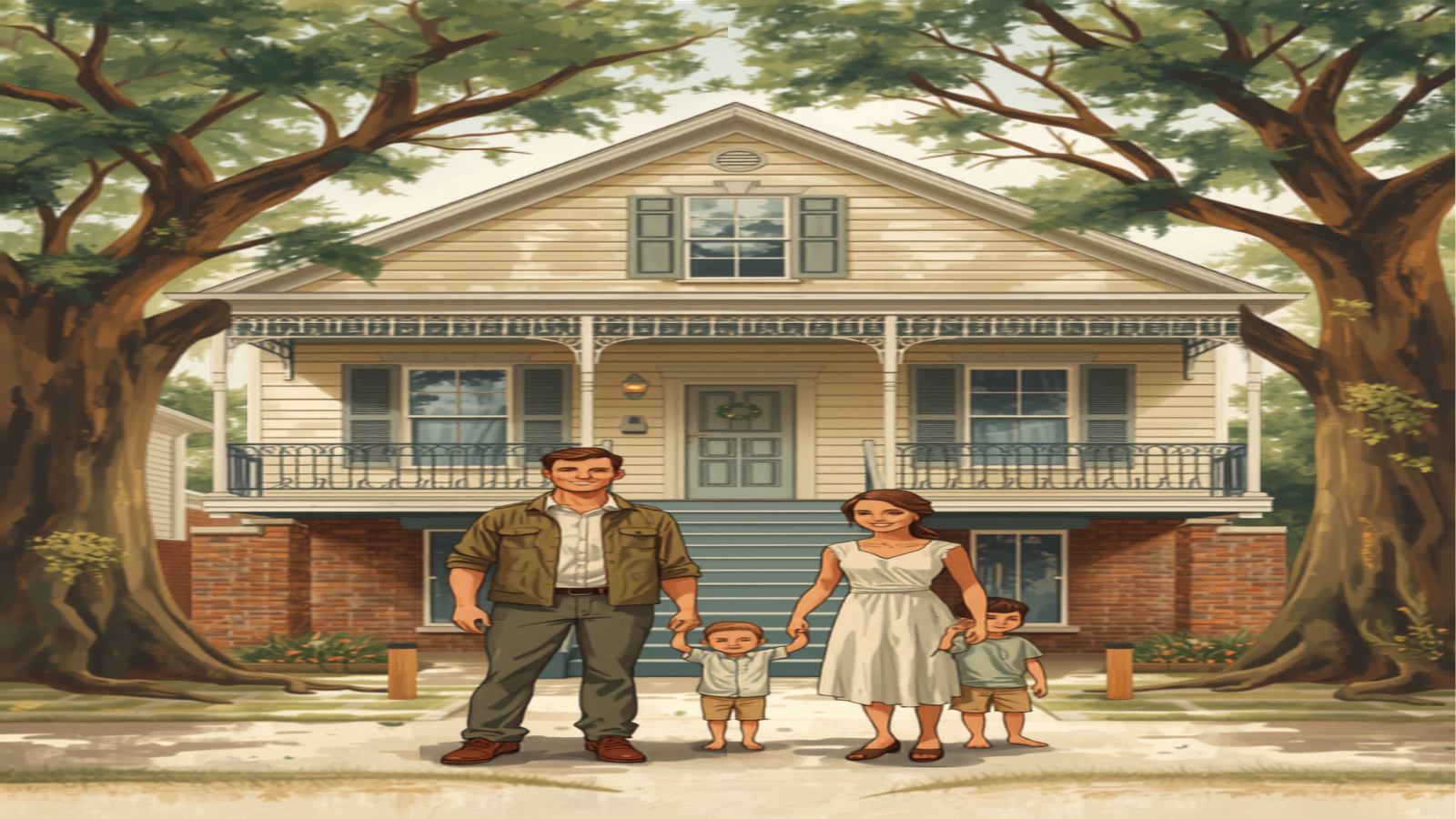 New Orleans VA one-time close construction loans veteran family building a new home