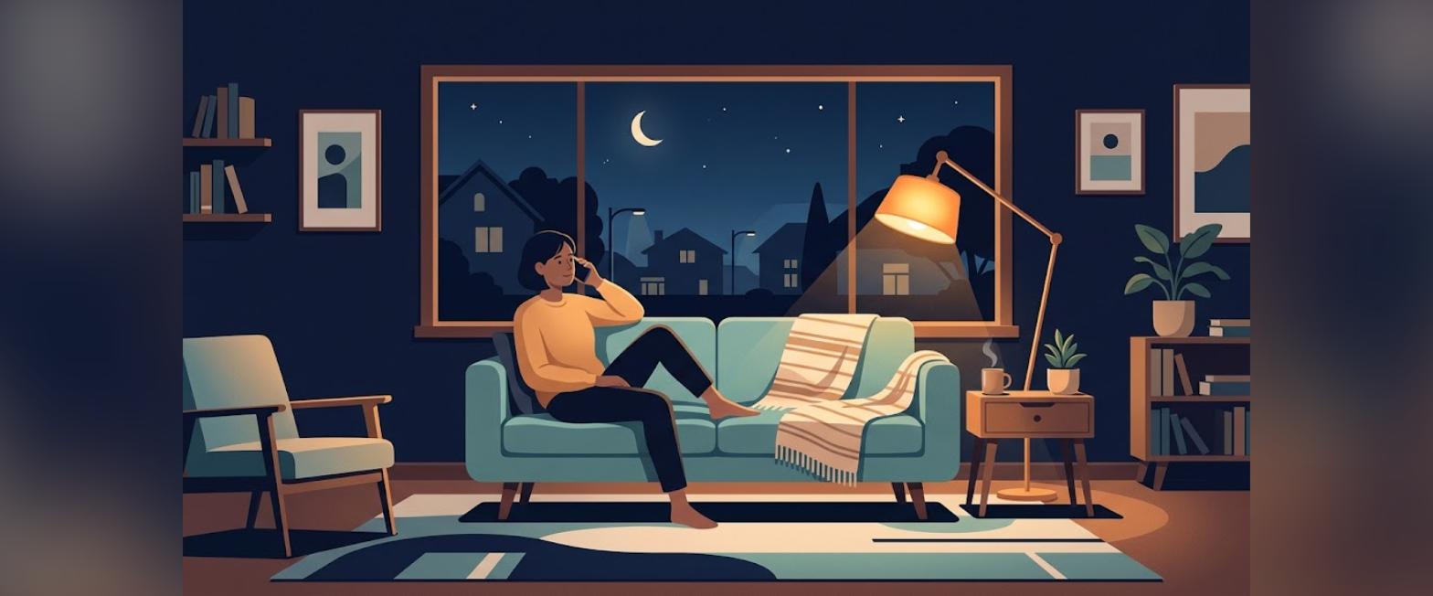 After hours mortgage prequalification call at 2am from a quiet living room