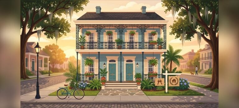 New Orleans DSCR 1-4 unit loans duplex illustration