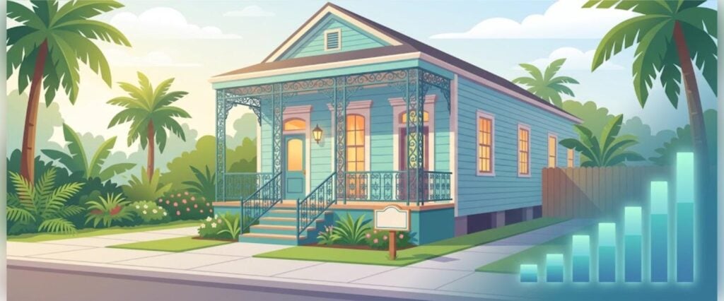 New Orleans LA DSCR loans investment property illustration