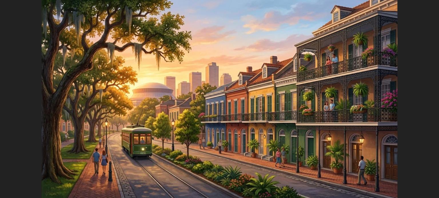 New Orleans DSCR rental property loans for duplex and fourplex investors on a historic street