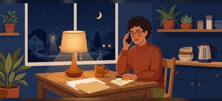 What you need for mortgage prequalification, a caller with a notepad on the phone late at night